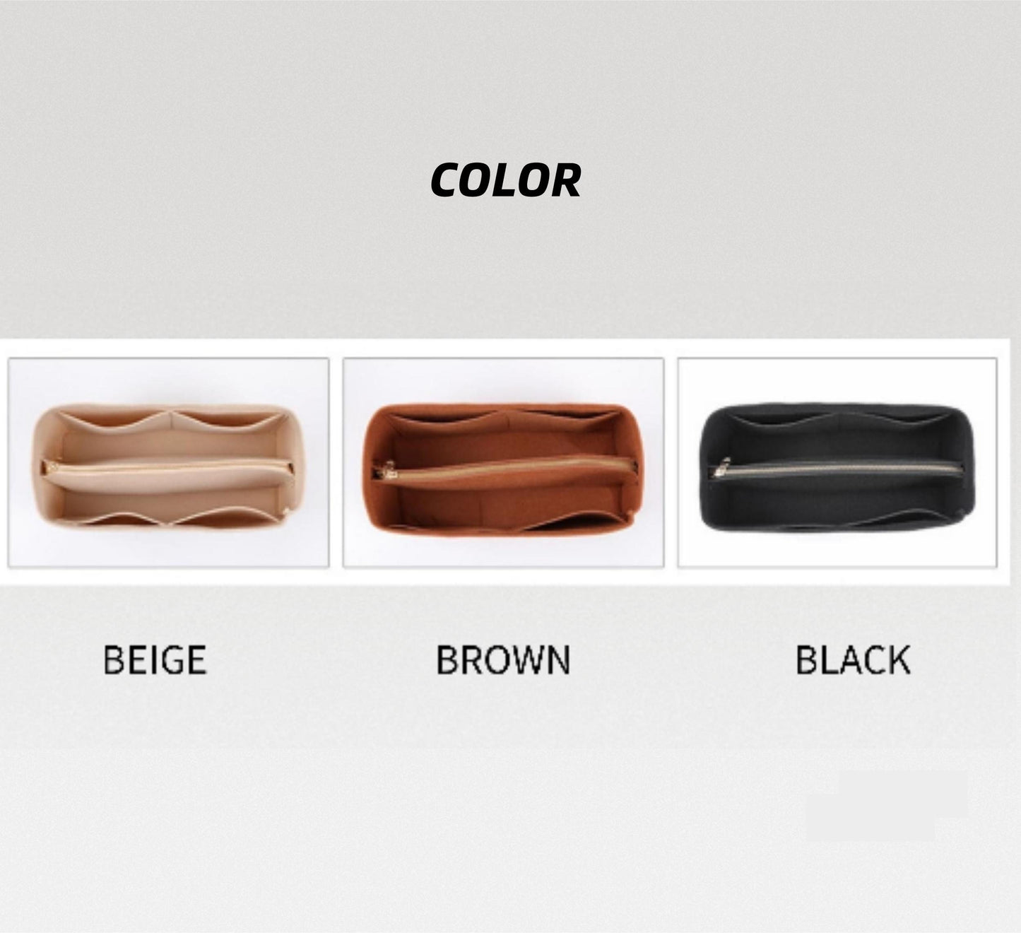 Bag Organizer For Central Tote Bag | Bag Insert For Tote Bag | Felt Bag Organizer For Handbag Bag