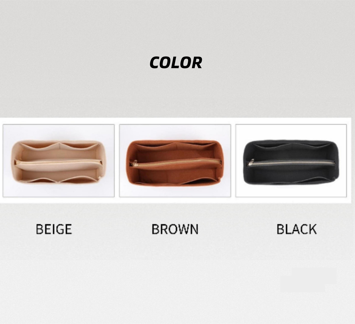 Bag Organizer For Small Medium Arco Bag | Bag Insert For Tote Bag | Felt Bag Organizer For Handbag Bag