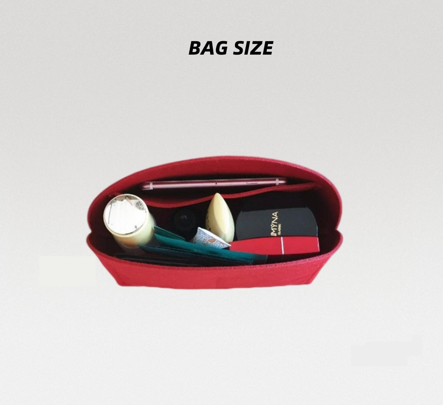 Bag Organizer For Bolide 27 31 35 bag | Bag Insert For Shoulder Bag | Felt Bag Organizer For Handbag Bag