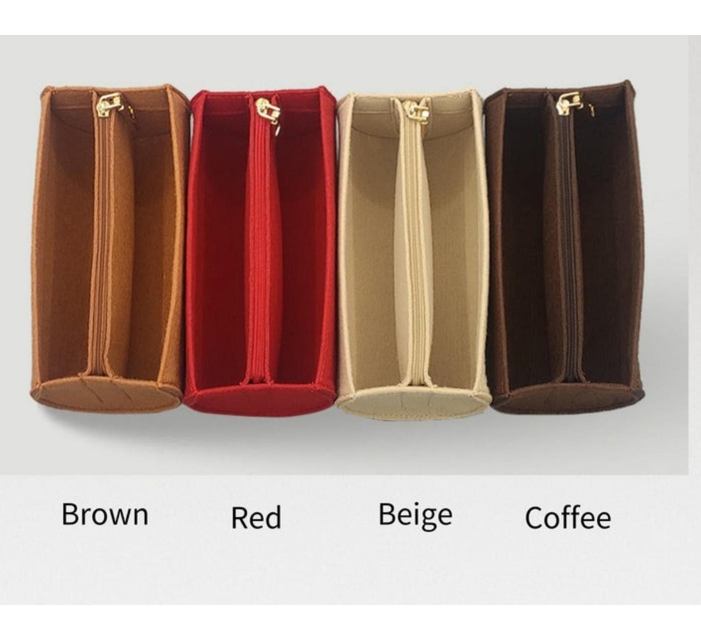 Bag Organizer For Bracelet Pouch | Bag Insert For Shoulder Bag | Felt Bag Organizer For Handbag Bag