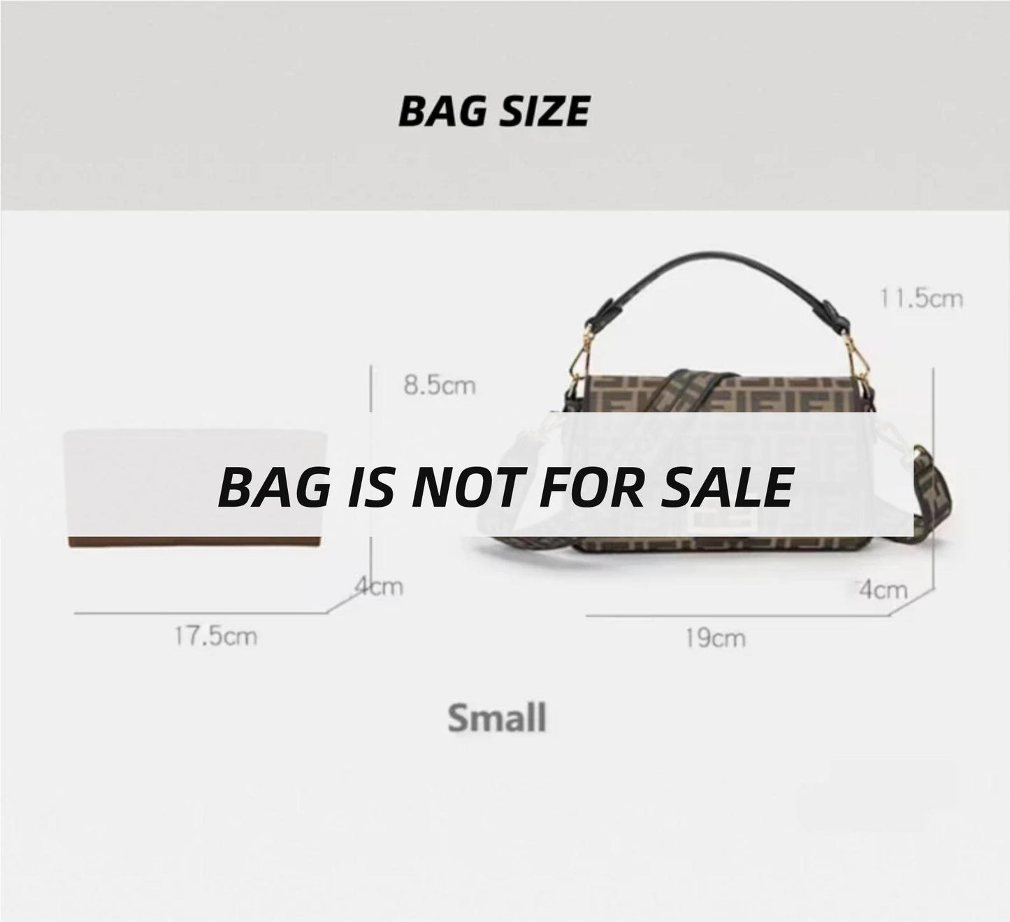 Bag Organizer For Baguette Bag | Bag Insert For Shoulder Bag | Felt Bag Organizer For Handbag Bag