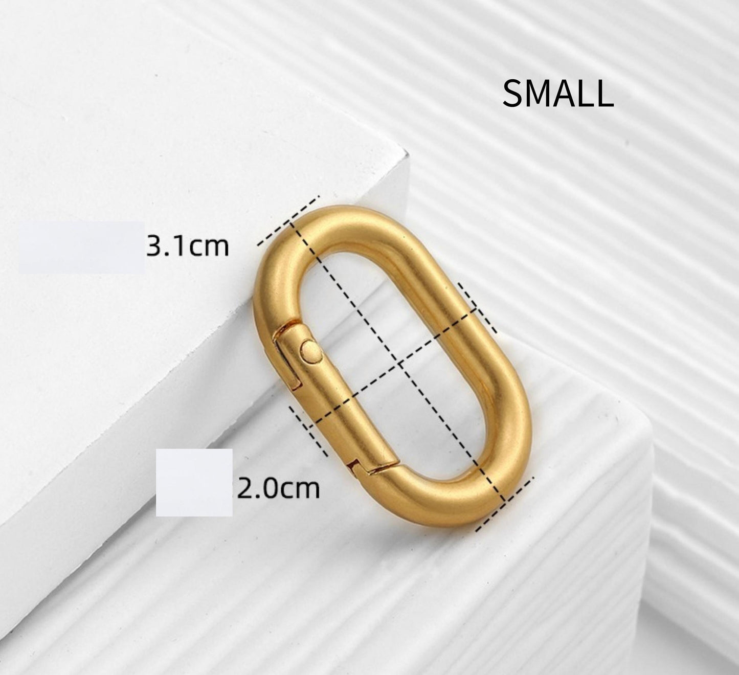 Oval Shape Spring Ring  | Spring Coil | Elastic Ring | Circle Snap Clip | Purse Accessories | Bag Strap Connector