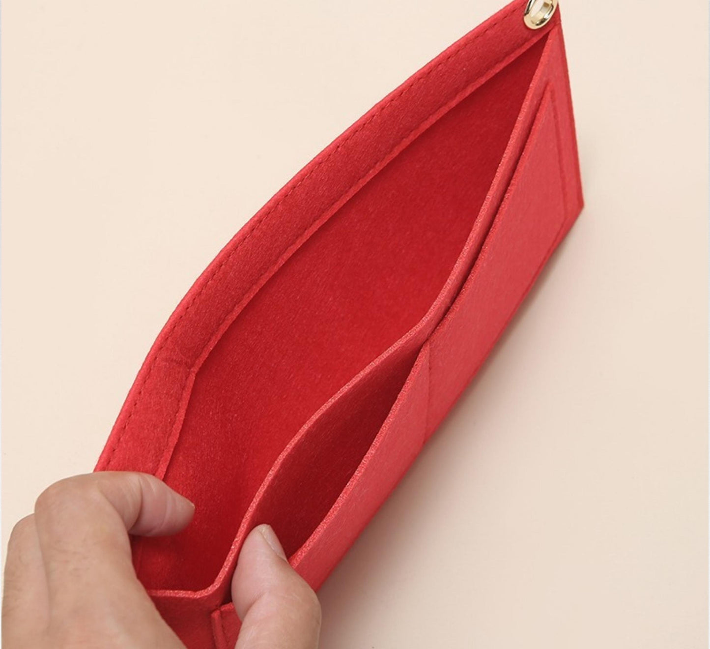 Letter Pouch in Patent Leather Conversion Kit (Felt Insert with Chain) | Strap Chain | Marmont Bag Strap | Chain Leather Strap