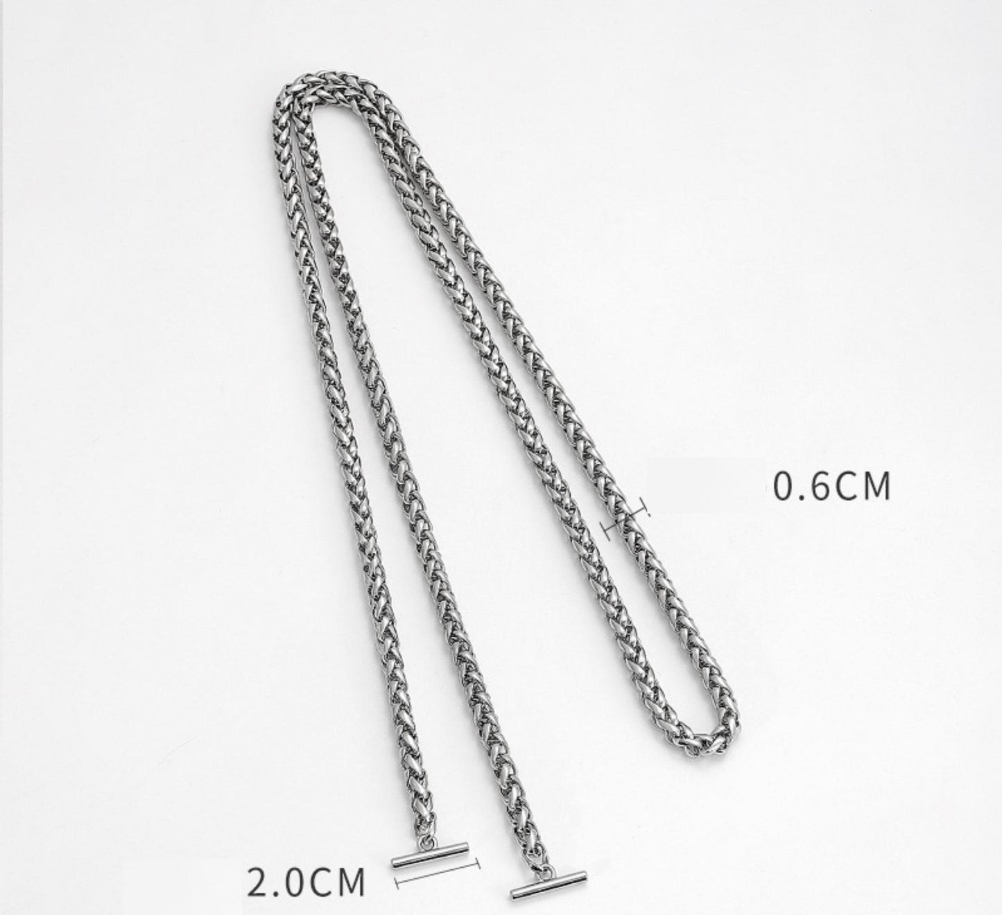 100/110/120cm T-Bar Metal Purse Chain Strap Bag Chain Crossbody Shoulder Strap Chain | Pochette Strap Chain | Speedy Bag Strap