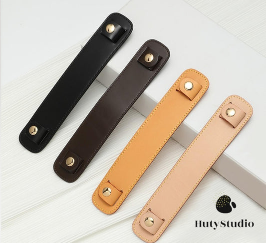 Genuine Vachetta Leather Crossbody Shoulder Strap Pad | Pochette Strap Pad | Speedy Bag Strap  | Vachetta Leather