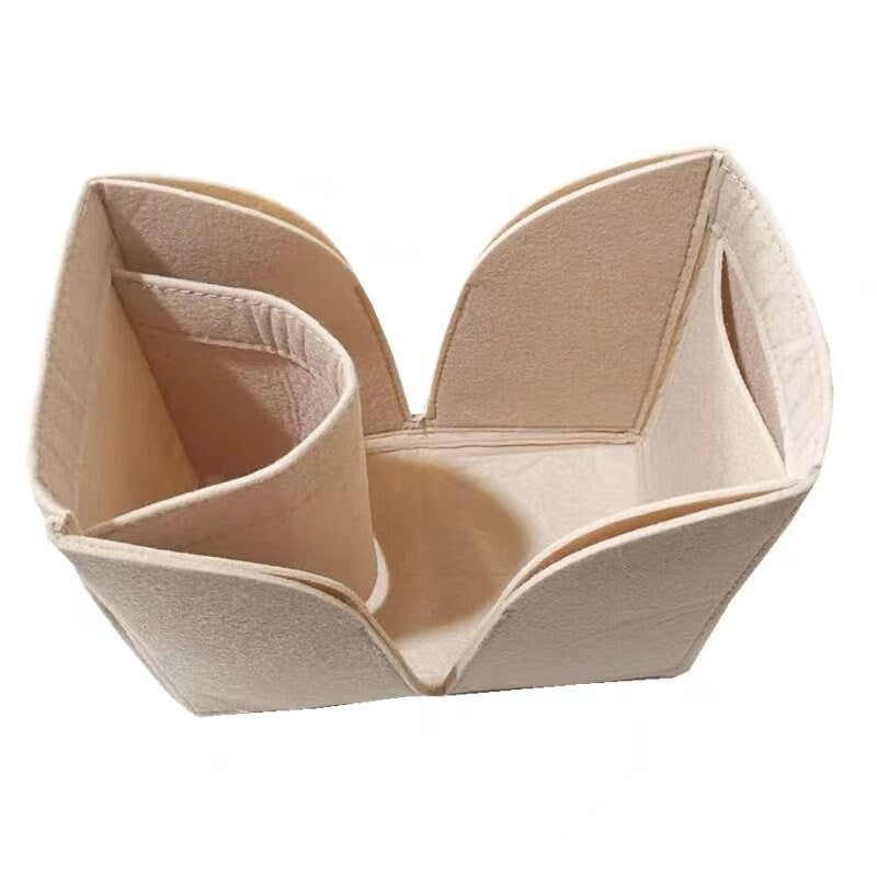 Bag Organizer For Mini Hammock drawstring | Bag Insert For Tote Bag | Felt Bag Organizer For Handbag Bag