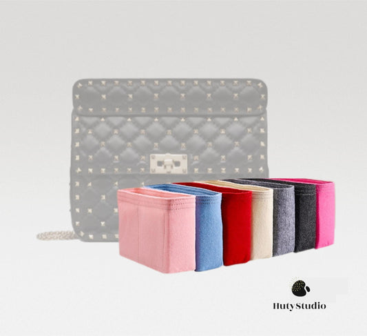 Bag Organizer For Rockstud Spike Bag | Bag Insert For Shoulder Bag | Felt Bag Organizer For Handbag Bag