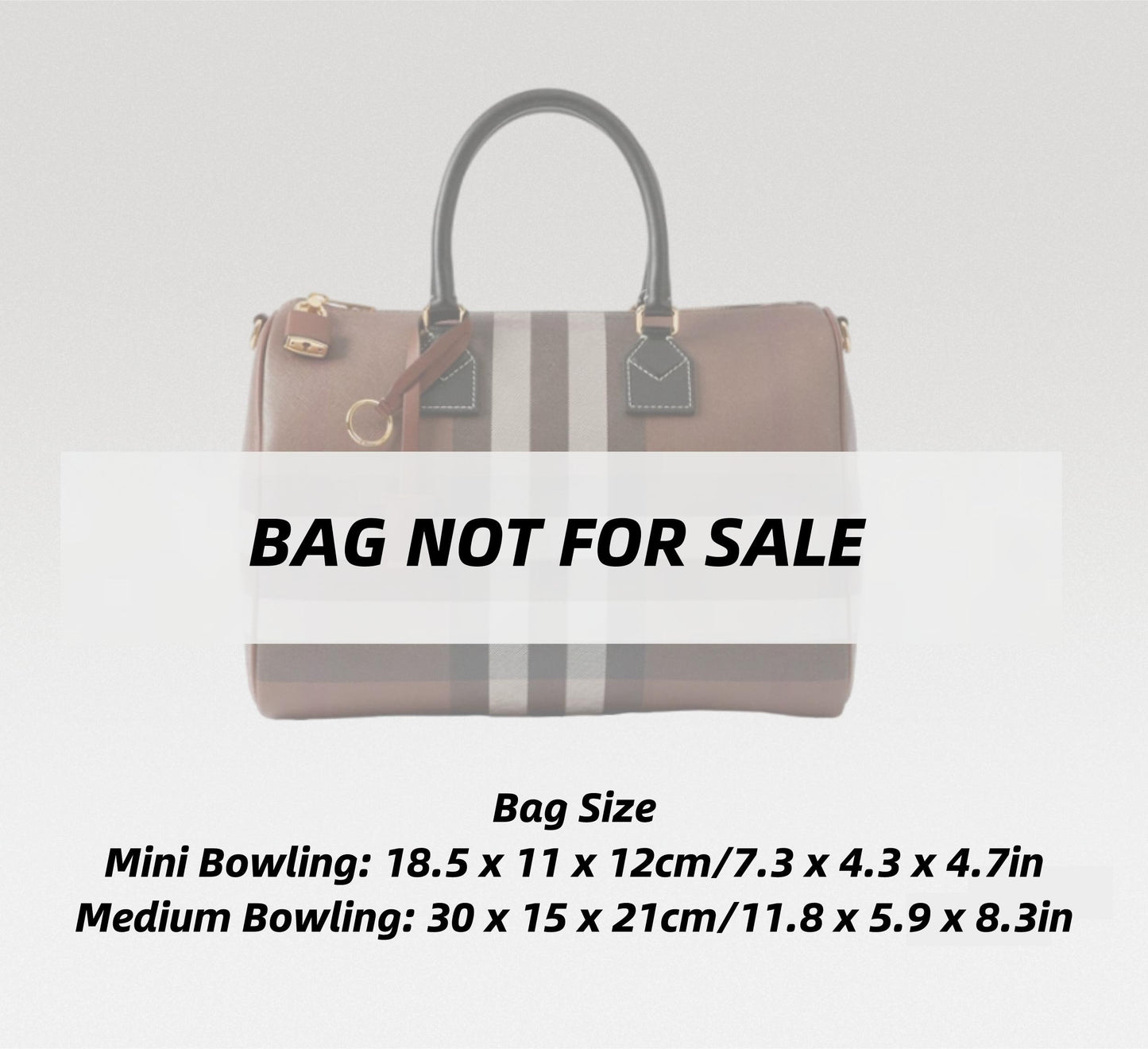 Bag Organizer For Mini Medium Bowling Bag | Bag Insert For Tote Bag | Felt Bag Organizer For Handbag Bag