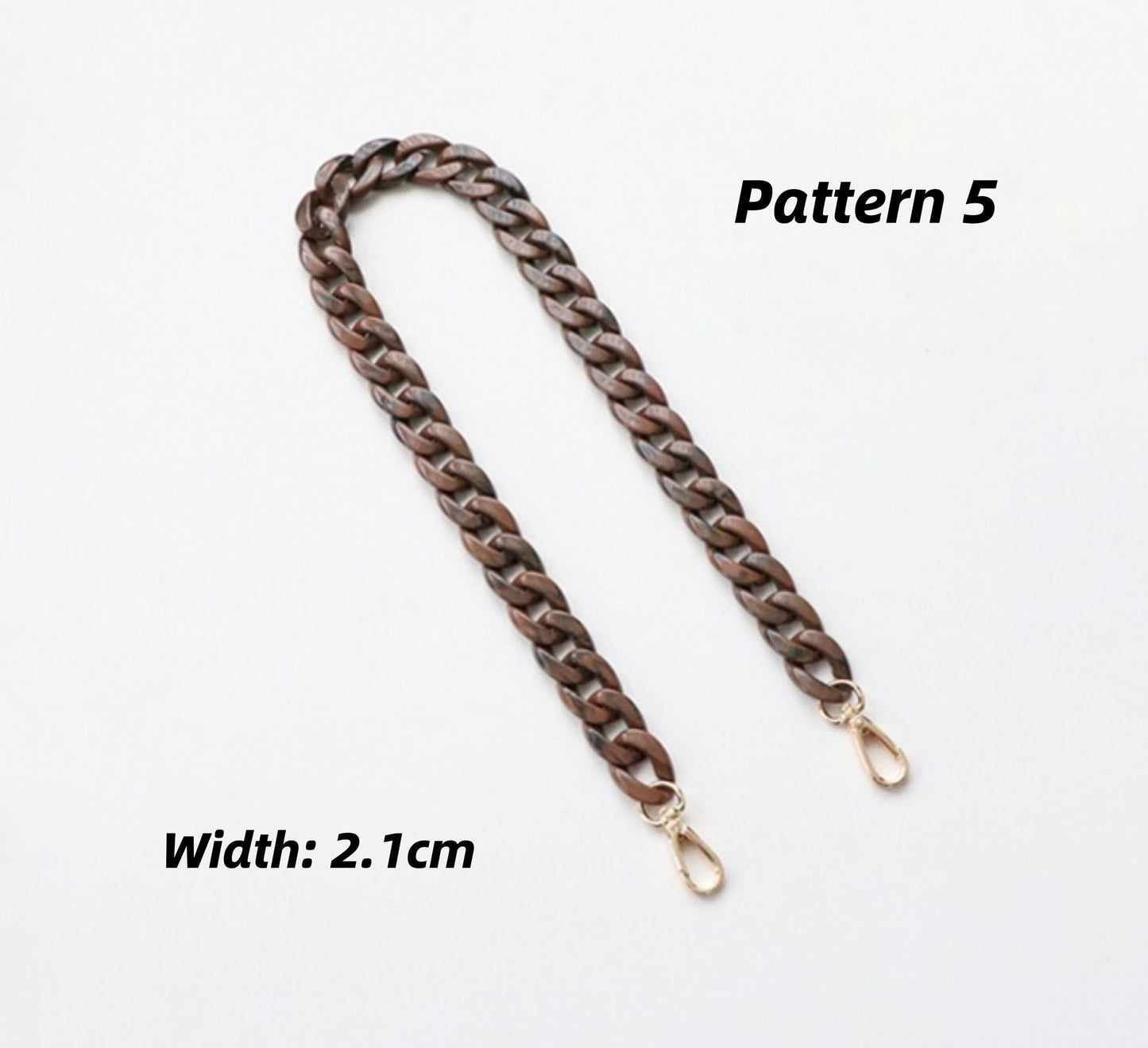 30/65/100/110/120cm Acrylic High Quality Purse Chain Replacement Strap for HandBag | Leopard Print Handbag Strap | Replacement Handle Chain