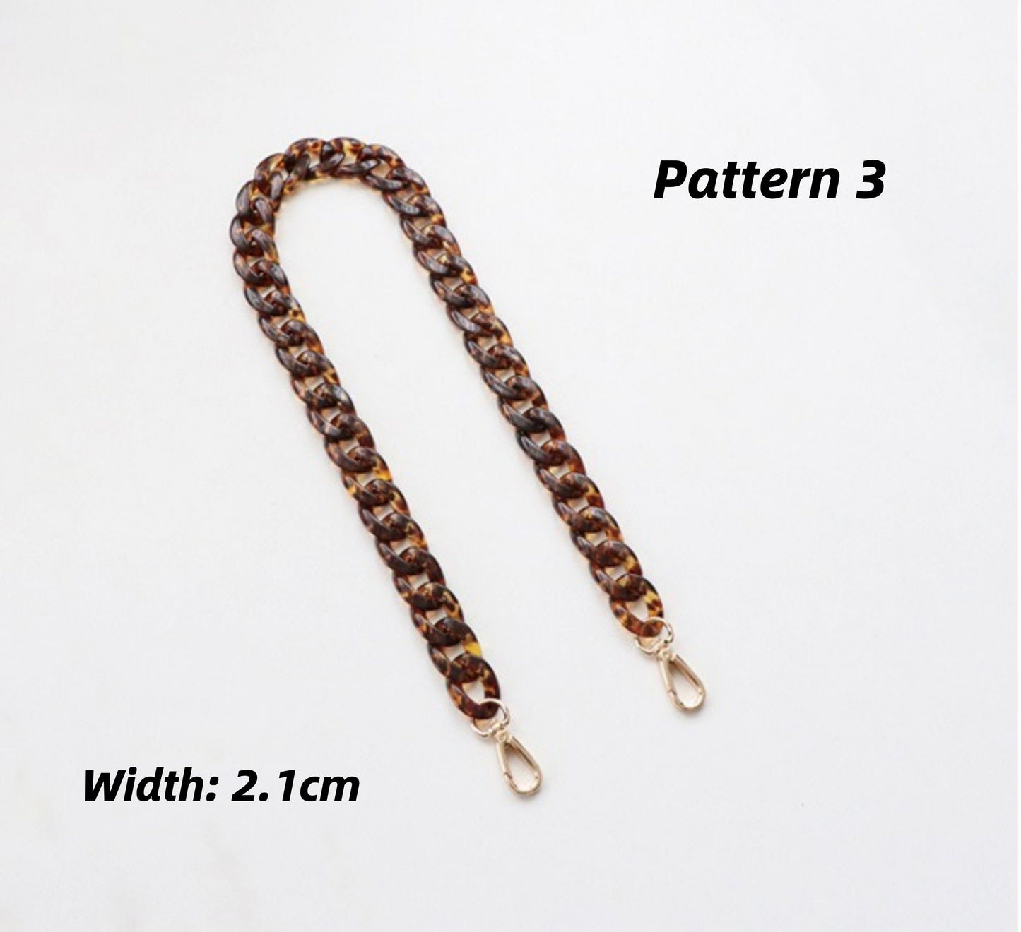 30/65/100/110/120cm Acrylic High Quality Purse Chain Replacement Strap for HandBag | Leopard Print Handbag Strap | Replacement Handle Chain