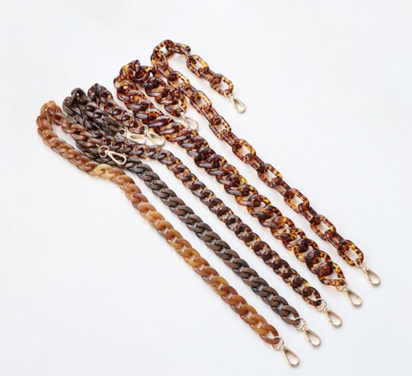 30/65/100/110/120cm Acrylic High Quality Purse Chain Replacement Strap for HandBag | Leopard Print Handbag Strap | Replacement Handle Chain