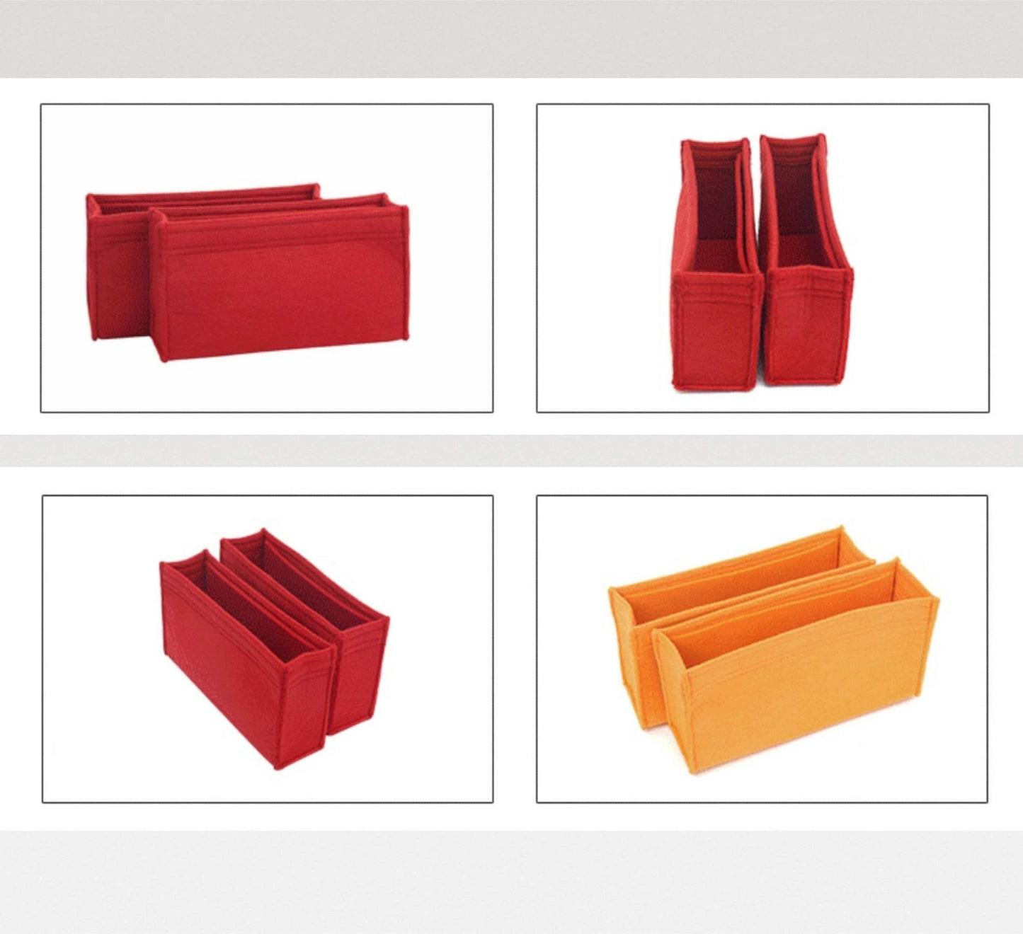 Bag Organizer For Mini Dauphine MM | Bag Insert For Shoulder Bag | Felt Bag Organizer For Handbag Bag