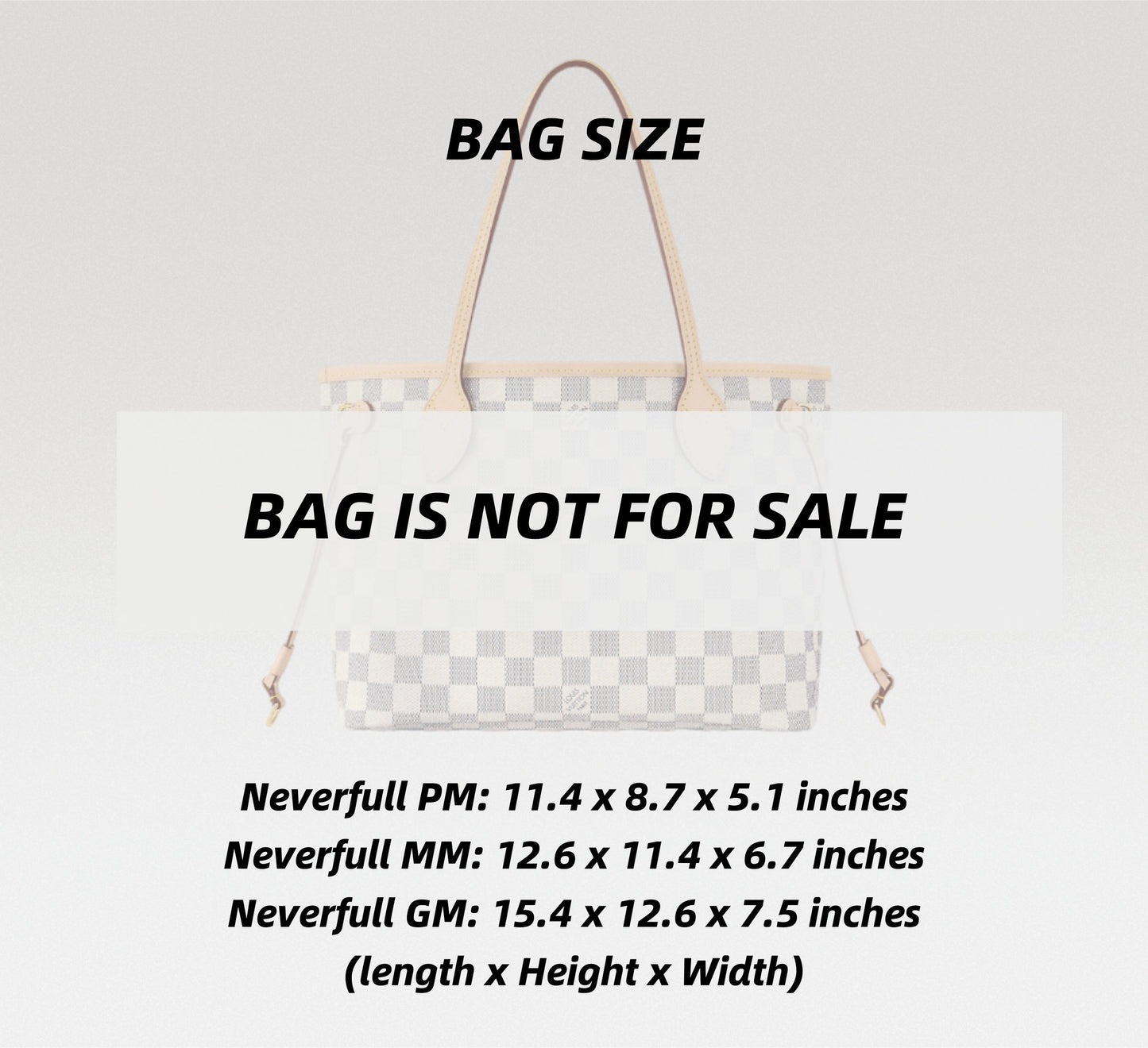 Bag Organizer For Neverfull PM GM MM | Bag Insert For Tote Bag | Felt Bag Organizer For Handbag Bag