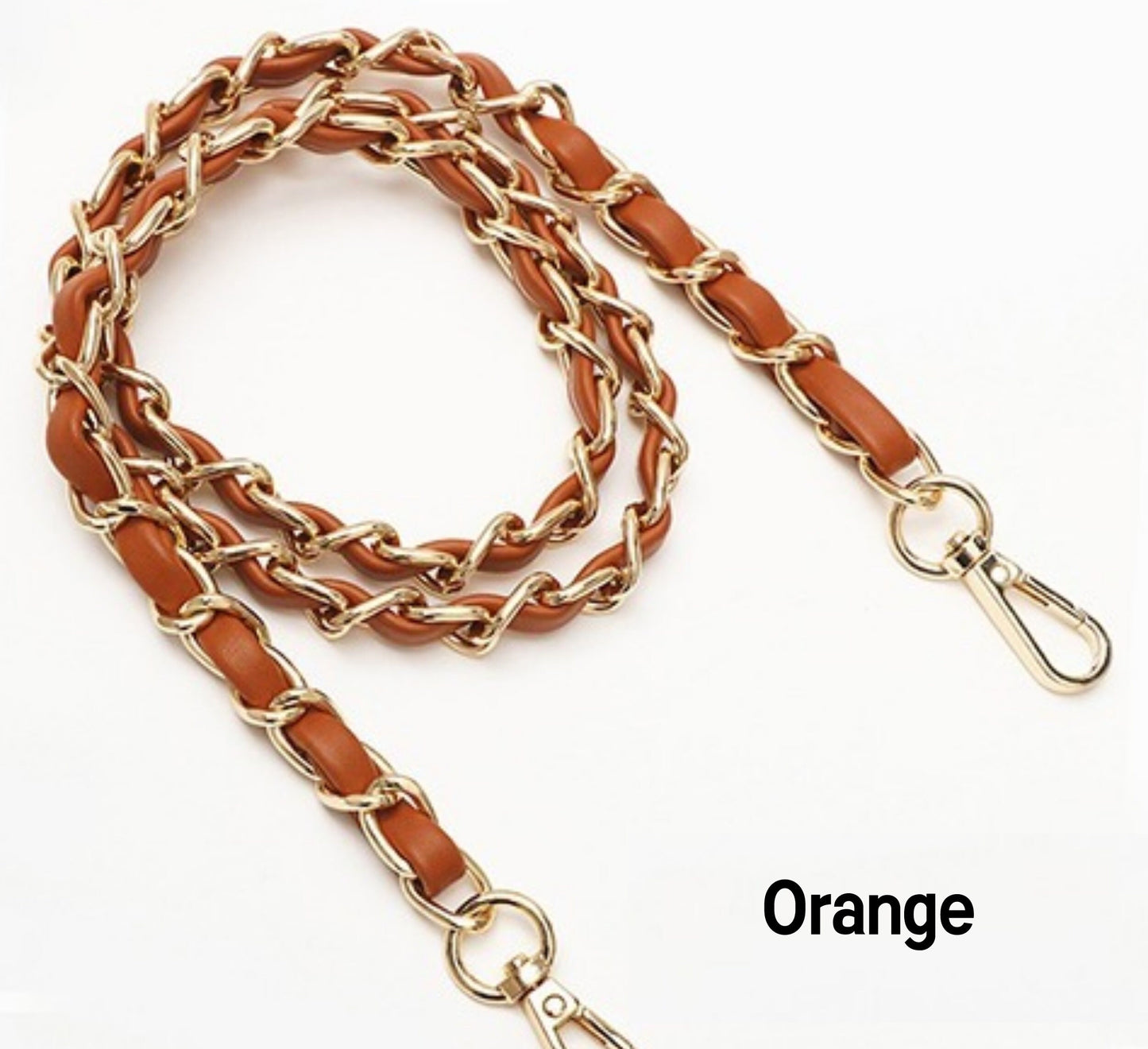 90/100/110/120cm Crossbody Shoulder Strap Leather Chain Replacement | Chane Strap Chain | Marmont Bag Strap | Chain Leather Strap