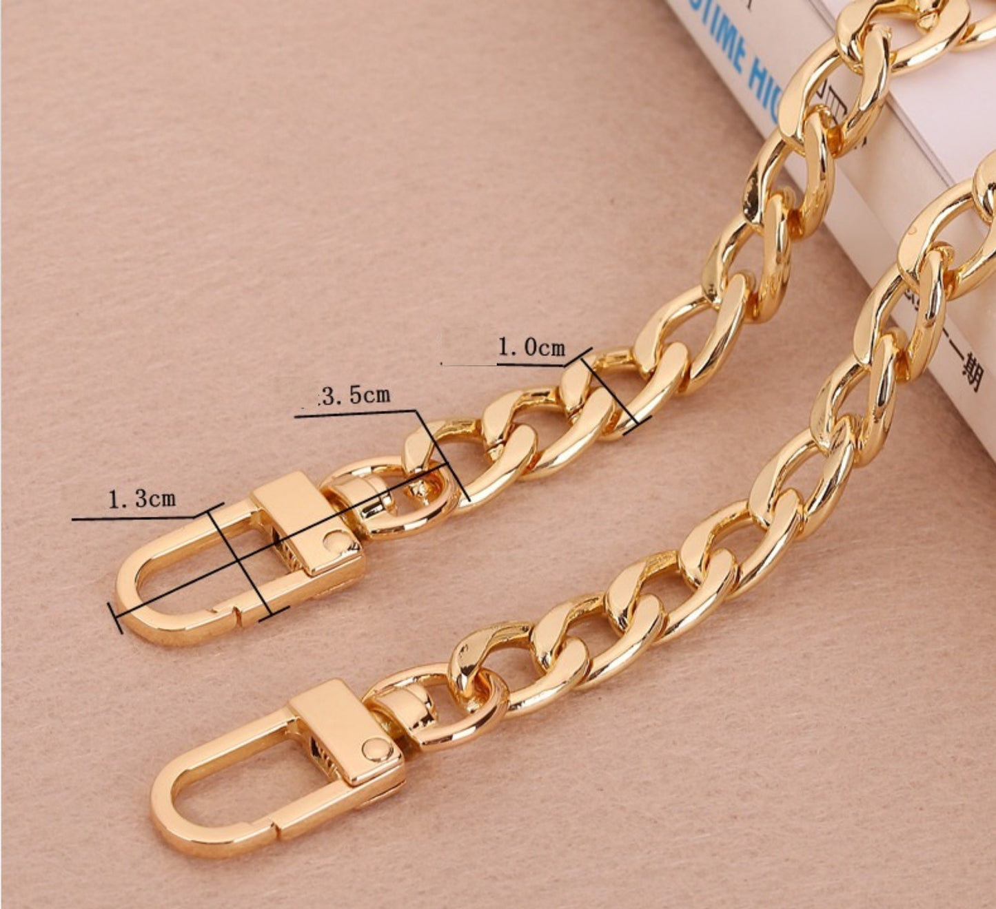 60/90/100/110/120cm Crossbody Shoulder Strap Chain Replacement | Pochette Strap Chain | Speedy Bag Strap | Real Leather Strap