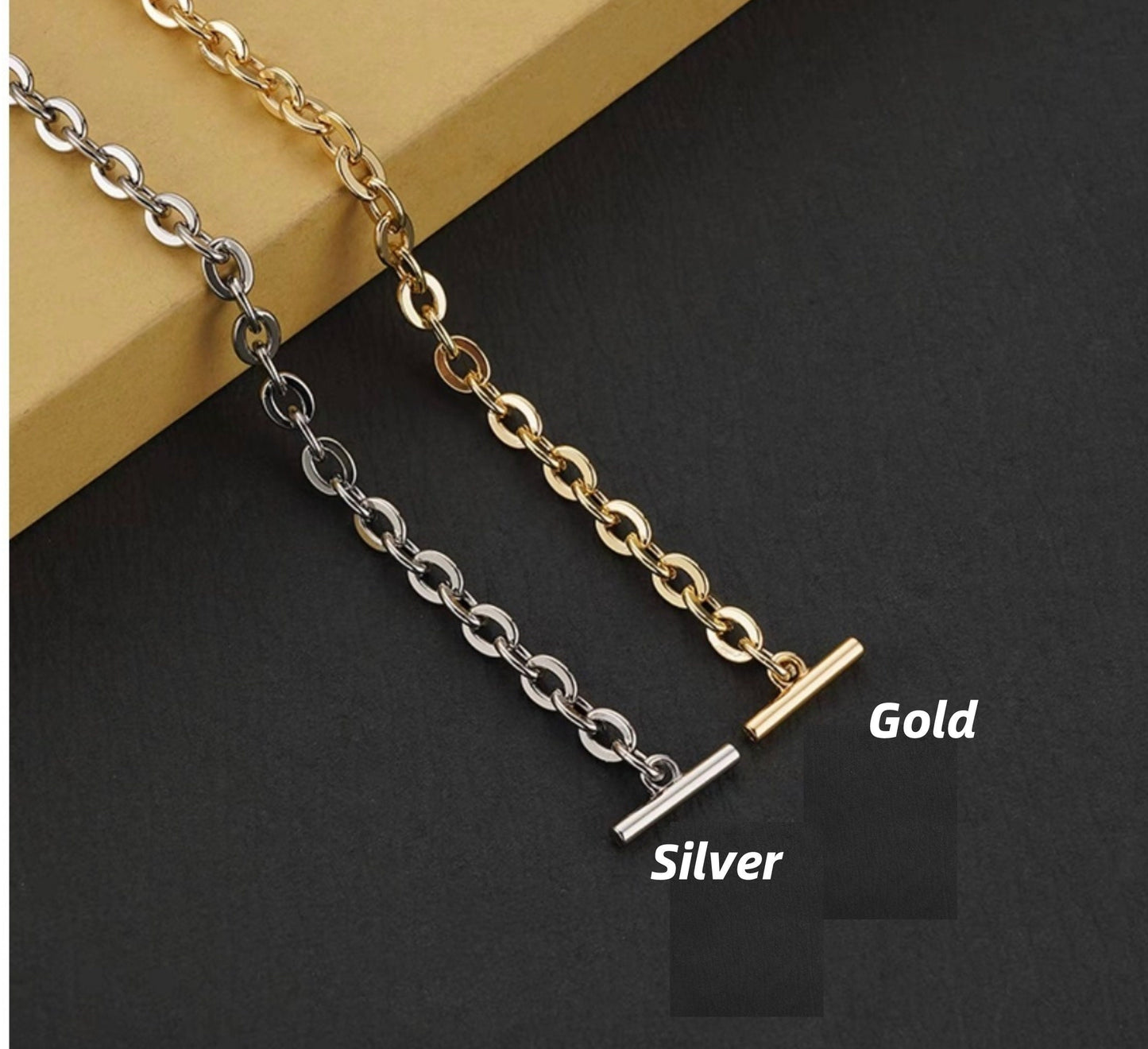 Celeste Wallet Conversion Kit (Felt Insert & Chain) | Metal Replacement Chain Shoulder Strap | Wallet Convert to Crossboby