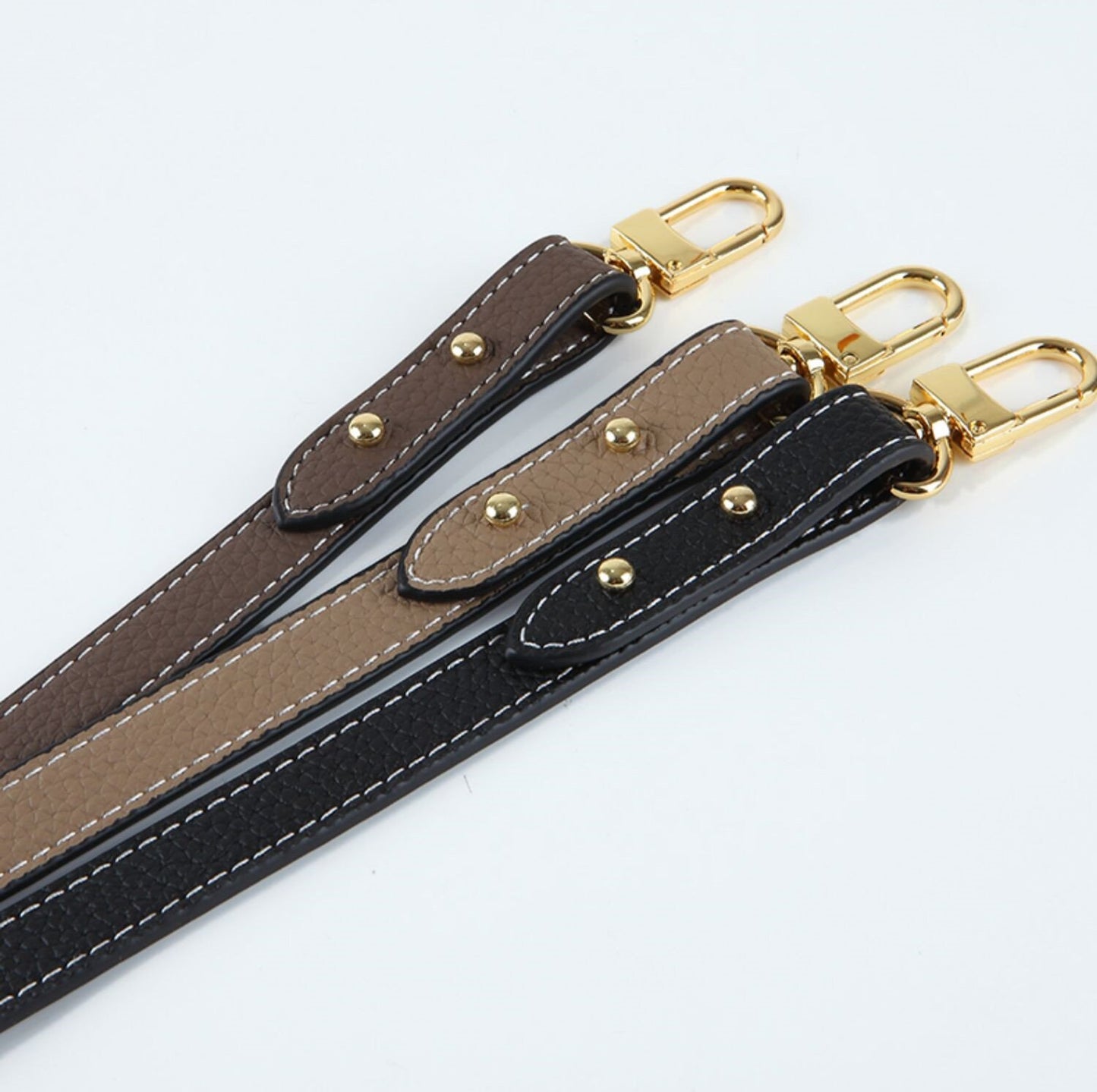 60cm Lichee Pattern Leather Shoulder Strap Replacement | Handbag Leather Strap | Short Bag Strap | Real Leather Strap