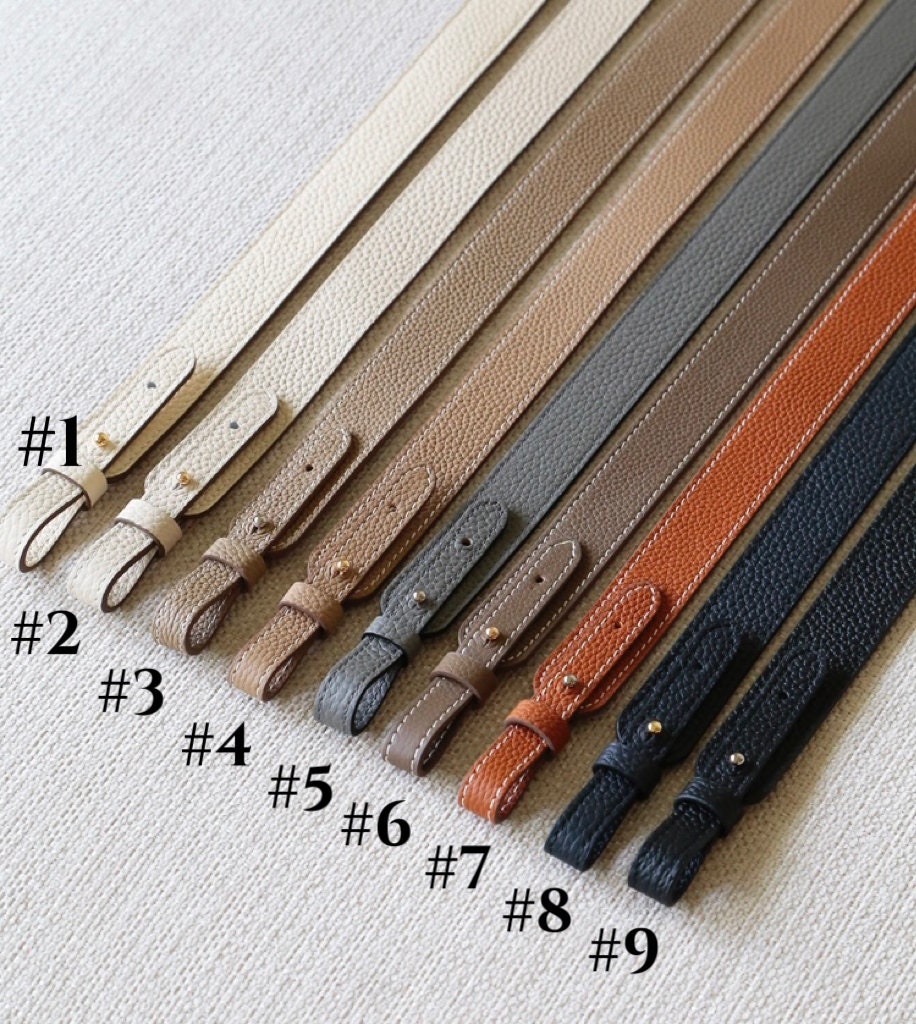 70/85/100cm Lichee Pattern Leather Shoulder Strap Replacement | Handbag Leather Strap | Short Bag Strap | Real Leather Strap