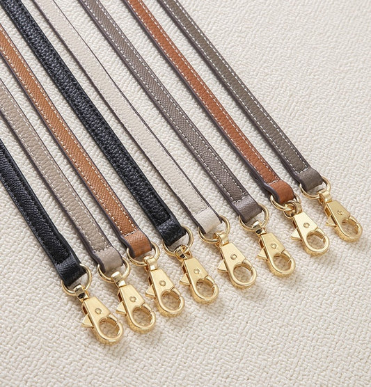90-120cm Leather Shoulder Strap Replacement | Adjustable Handbag Leather Strap | Real Leather Strap