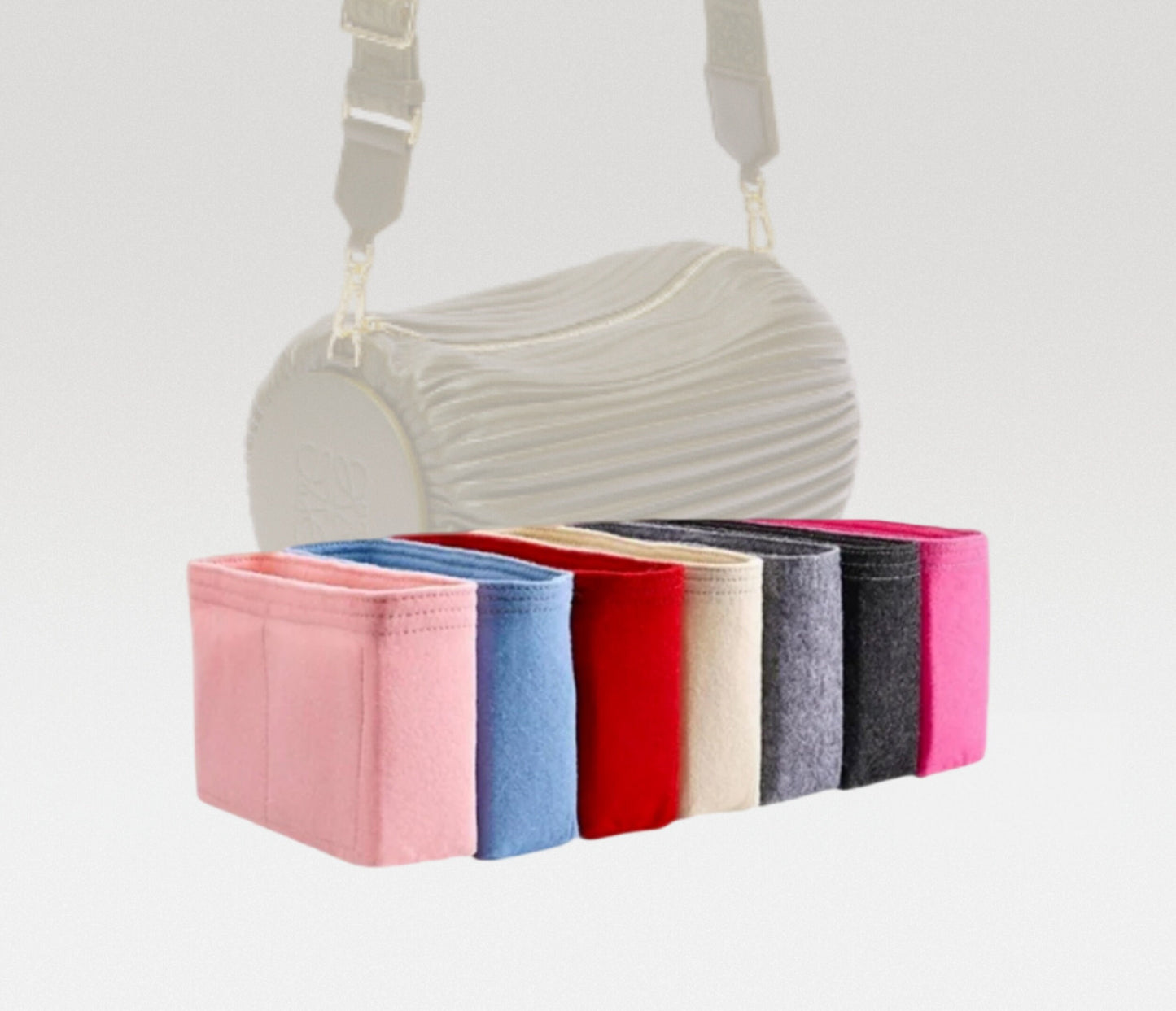 Bag Organizer For Bracelet Pouch | Bag Insert For Shoulder Bag | Felt Bag Organizer For Handbag Bag