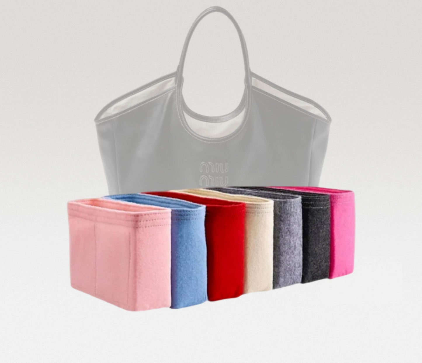 Bag Organizer For IVY leather bag | Bag Insert For Tote Bag | Felt Bag Organizer For Handbag Bag