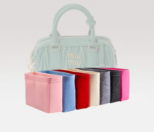 Bag Organizer For Arcadie Matelassé nappa leather bag | Bag Insert For Shoulder Bag | Felt Bag Organizer For Handbag Bag