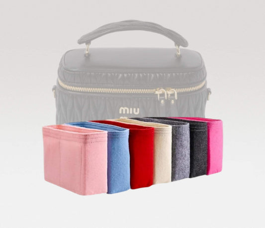 Bag Organizer For Matelassé nappa leather shoulder bag | Bag Insert For Shoulder Bag | Felt Bag Organizer For Handbag Bag