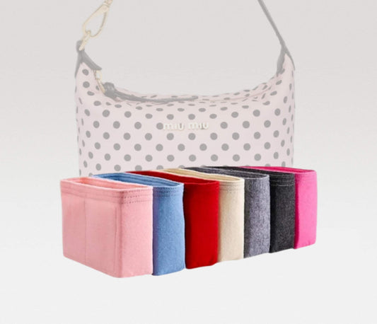 Bag Organizer For faille mini-bag | Bag Insert For Shoulder Bag | Felt Bag Organizer For Handbag Bag