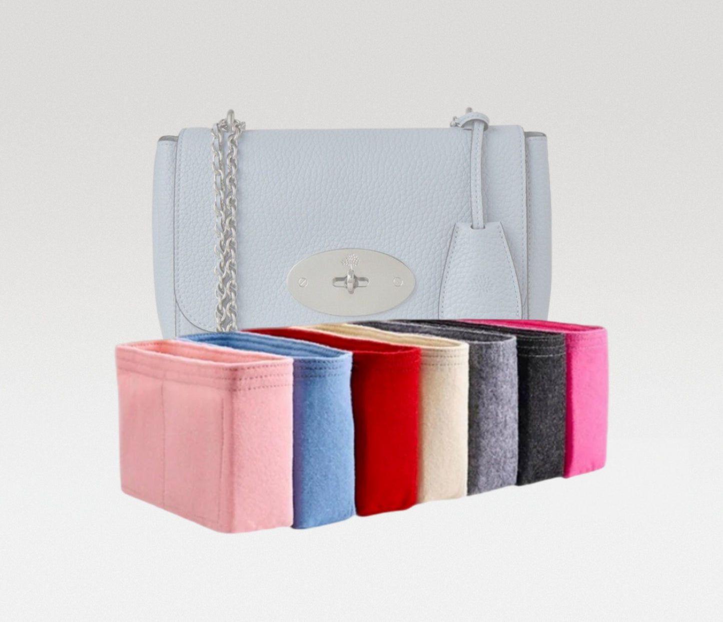 Bag Organizer For Lily Bag | Bag Insert For Shoulder Bag | Felt Bag Organizer For Handbag Bag