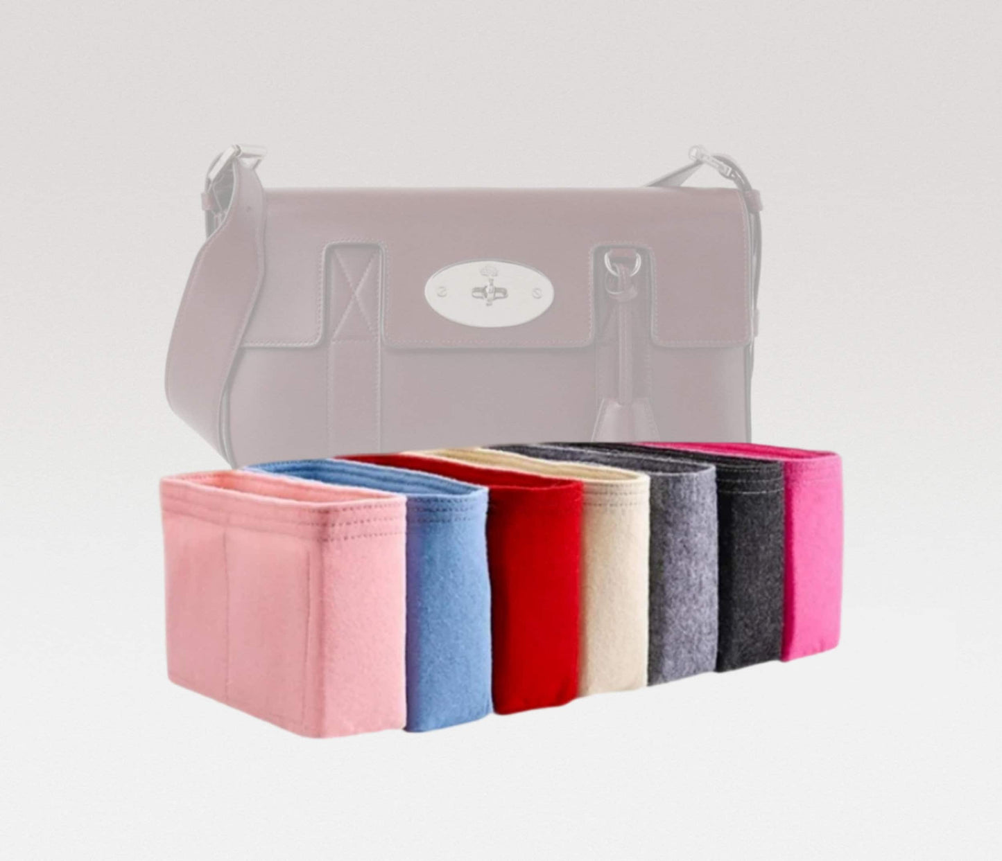 Bag Organizer For East West Bayswater | Bag Insert For Shoulder Bag | Felt Bag Organizer For Handbag Bag