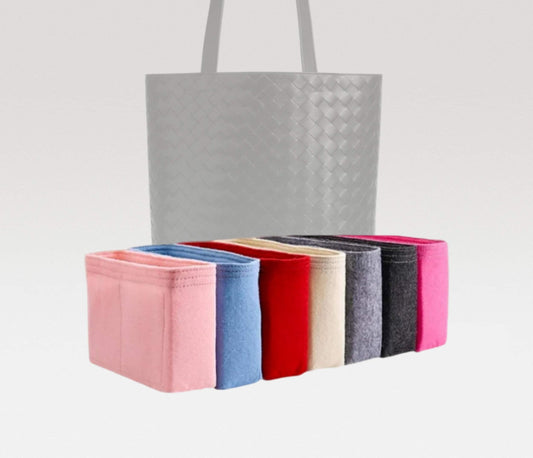 Bag Organizer For Intrecciato Tote Bag | Bag Insert For Tote Bag | Felt Bag Organizer For Handbag Bag