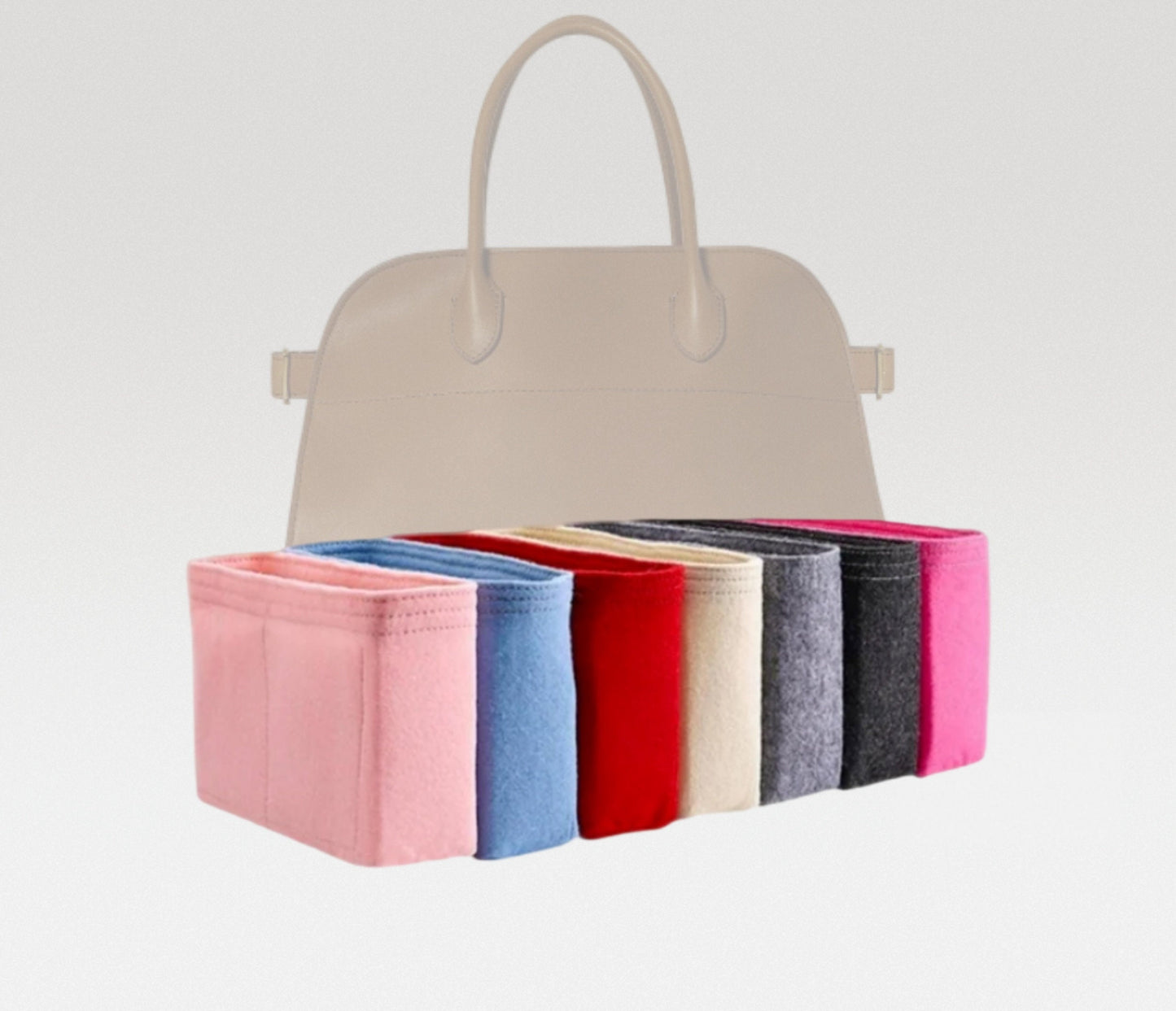 Bag Organizer For Soft Margaux 10 12 15 17 Bag | Bag Insert For Tote Bag | Felt Bag Organizer For Handbag Bag