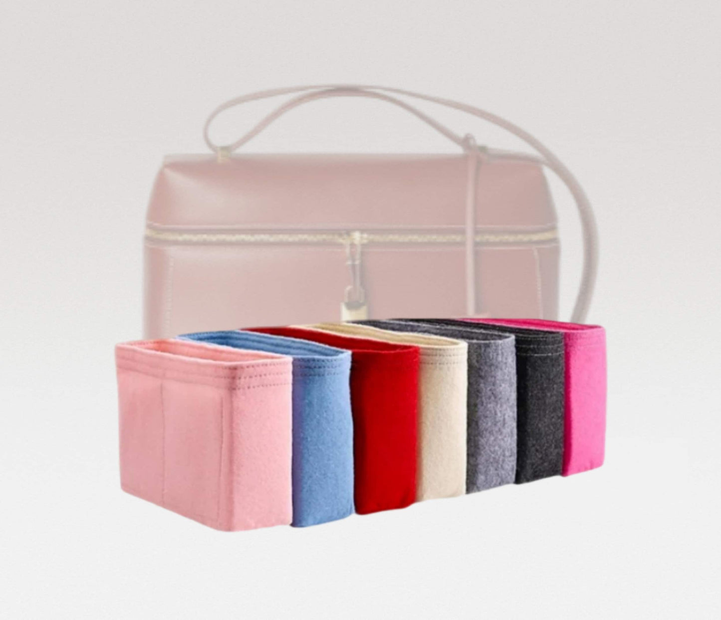 Bag Organizer For Extra Bag | Bag Insert For Shoulder Bag | Felt Bag Organizer For Handbag Bag