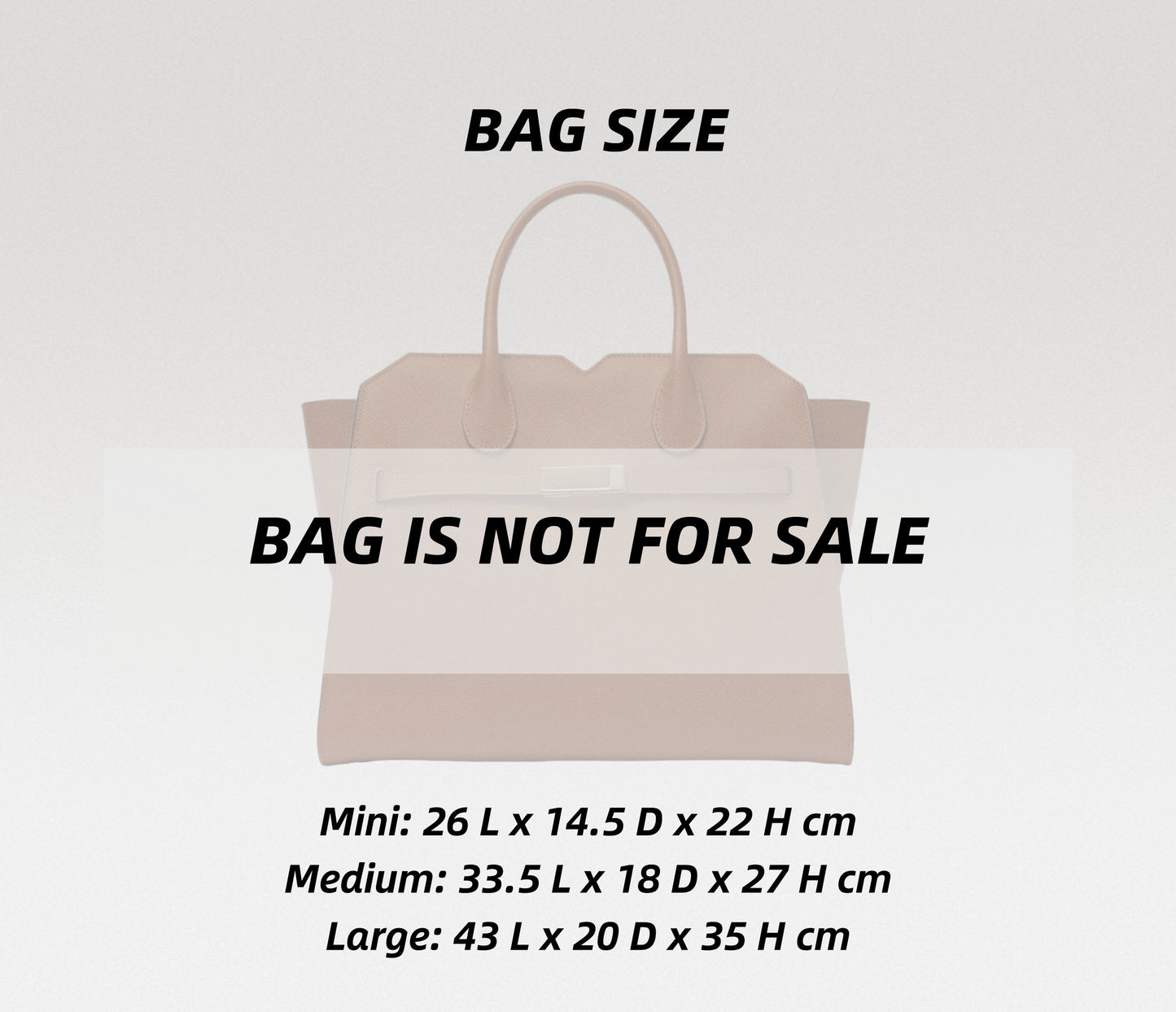 Bag Organizer For Milano Two Handles Bag | Bag Insert For Tote Bag | Felt Bag Organizer For Handbag Bag