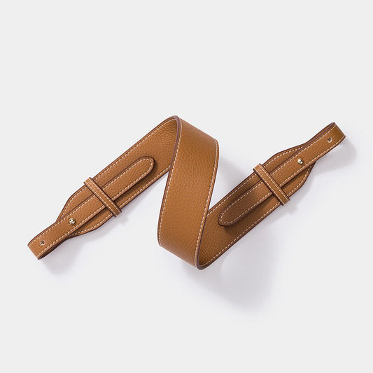 60cm Lichee Pattern Leather Shoulder Strap Replacement | Handbag Leather Strap | Short Bag Strap | Real Leather Strap