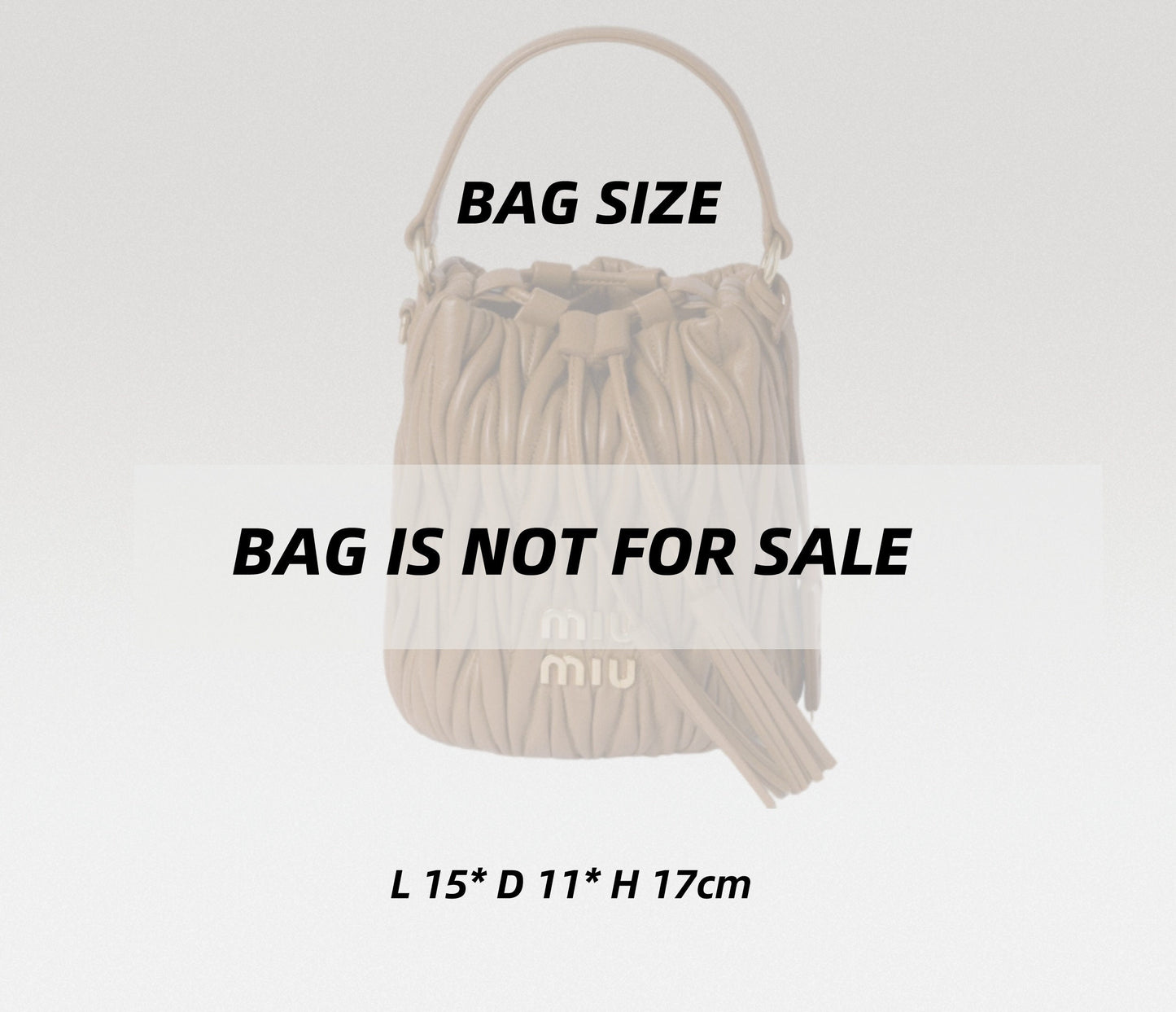 Bag Organizer For Matelassé nappa leather bucket bag | Bag Insert For Bucket Bag | Felt Bag Organizer For Designer Bag