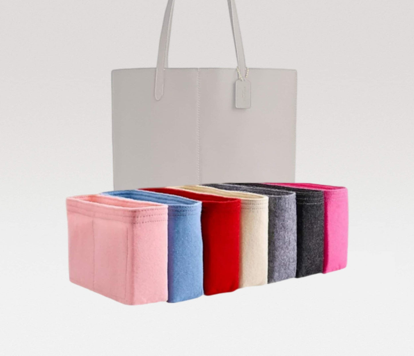 Bag Organizer For Nomad Tote | Bag Insert For Tote Bag | Felt Bag Organizer For Handbag Bag