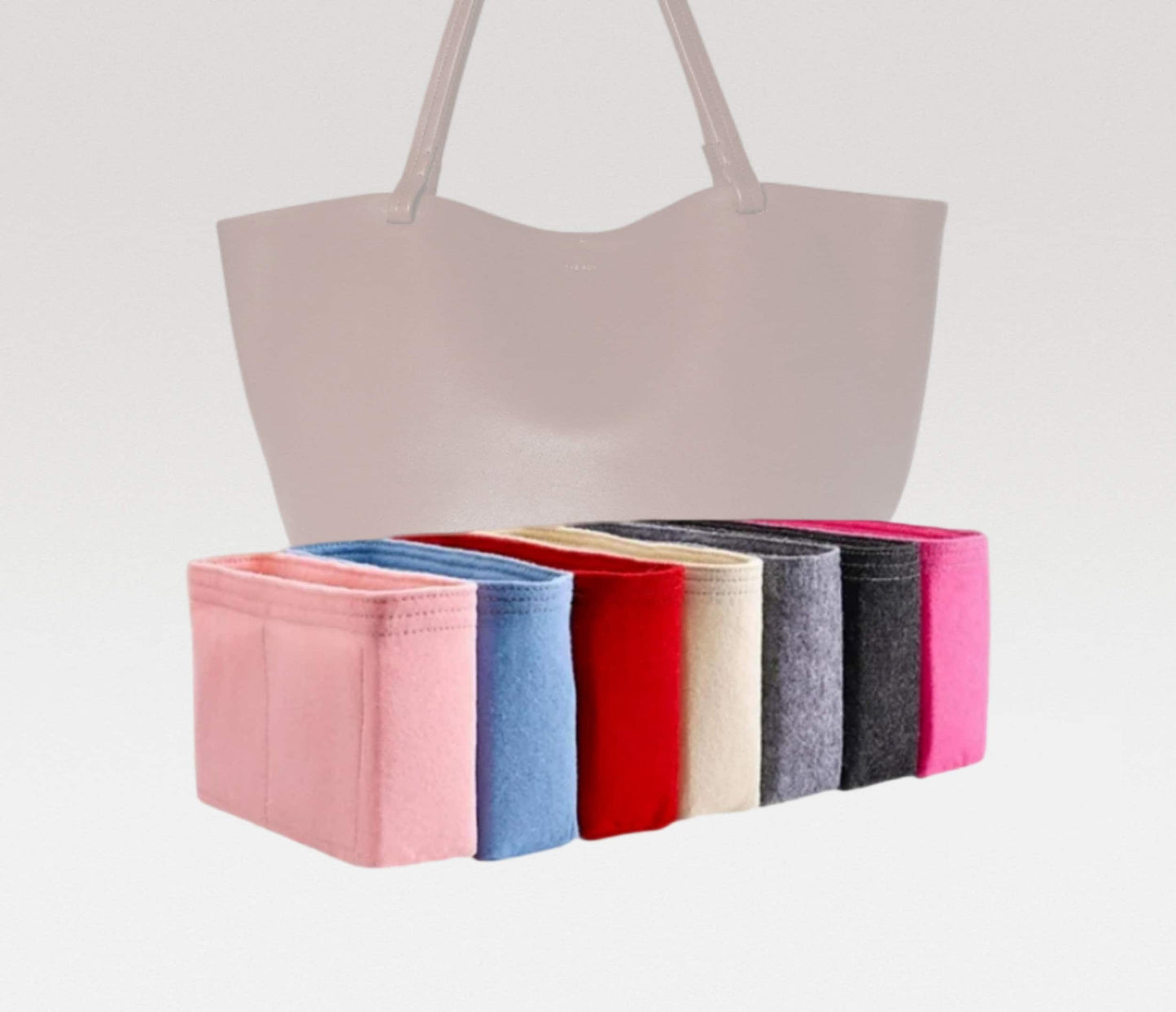 Bag Organizer For Park Tote Three Bag | Bag Insert For Tote Bag | Felt Bag Organizer For Handbag Bag