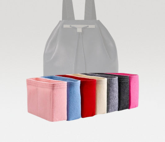 Bag Organizer For Backpack 11 in Leather | Bag Insert For Backpack Bag | Felt Bag Organizer For Handbag Bag