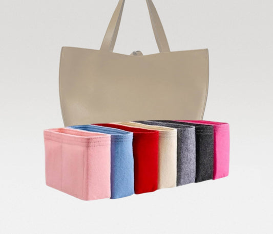 Bag Organizer For Graham Bag in Leather | Bag Insert For Tote Bag | Felt Bag Organizer For Handbag Bag