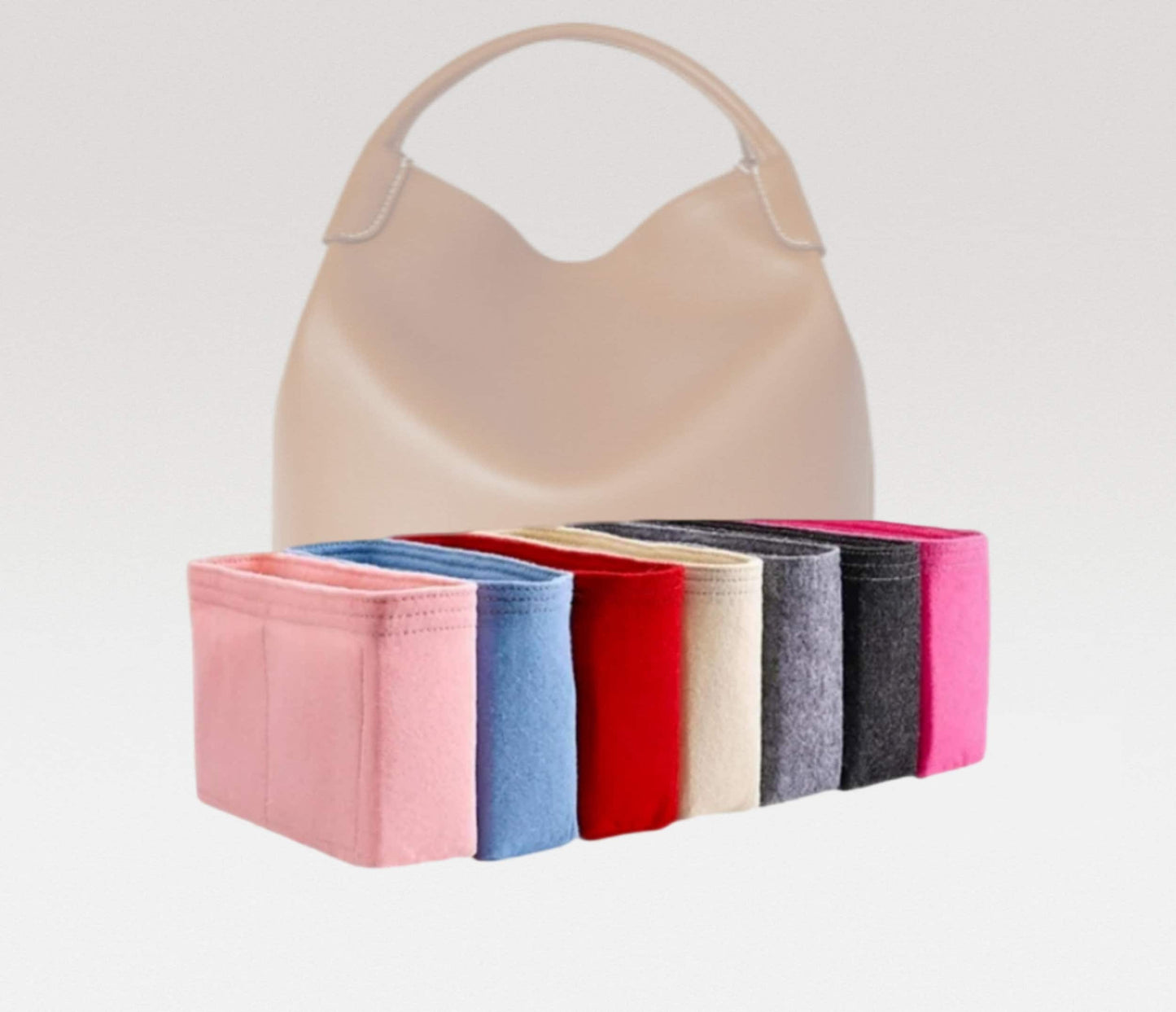 Bag Organizer For Large Bale Bag | Bag Insert For Tote Bag | Felt Bag Organizer For Handbag Bag